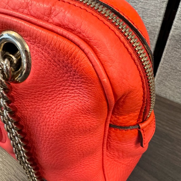 Gucci Small Soho Double Chain Shoulder Bag in Begonia Pink 308983 PRICE IS FIRM - Picture 8 of 16